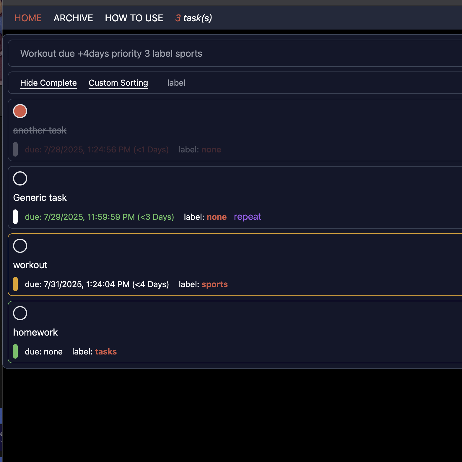 Simple Todo List